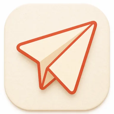 Studi paper airplane logo